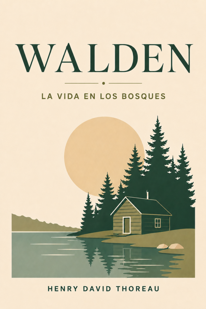 walden la vida en los bosques portada en español